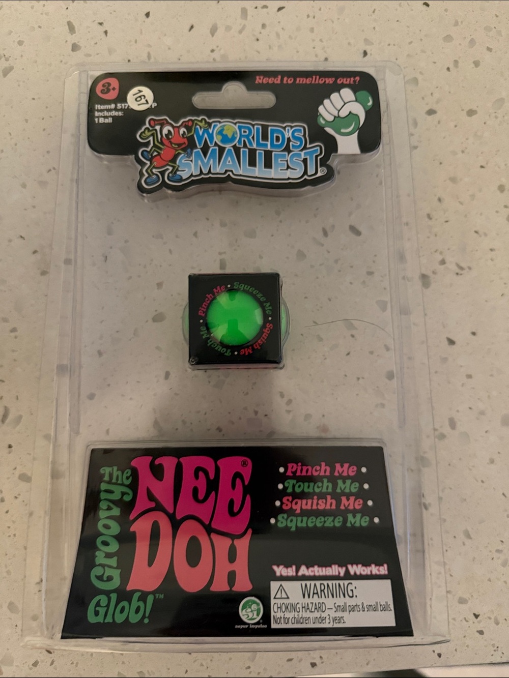Groovy Glob Small Stress Ball – Green